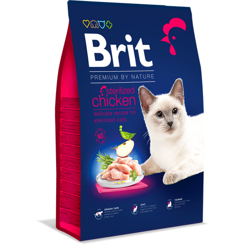 Brit PN Cat Sterilized Piletina 8 kg slika 1