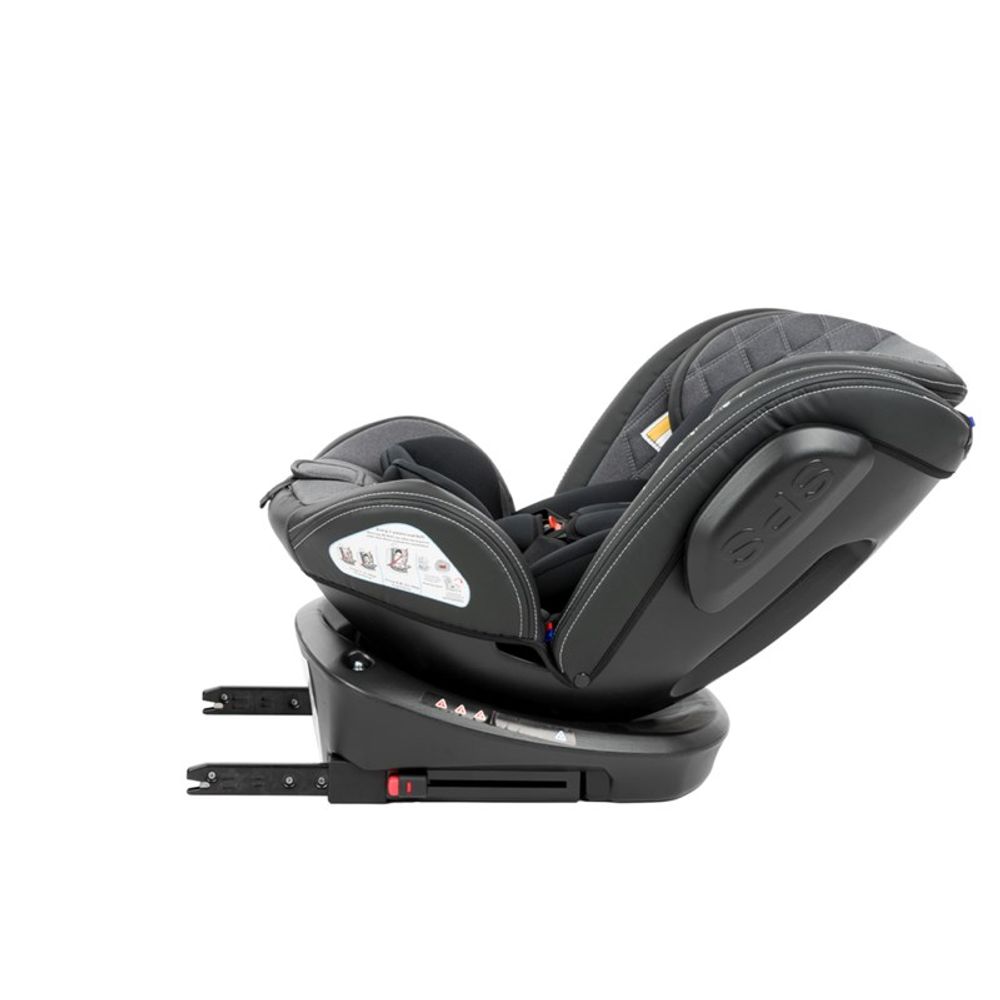 Kikka Boo Rotirajuća autosjedalica Stark 0-36kg Isofix, Dark Grey slika 7