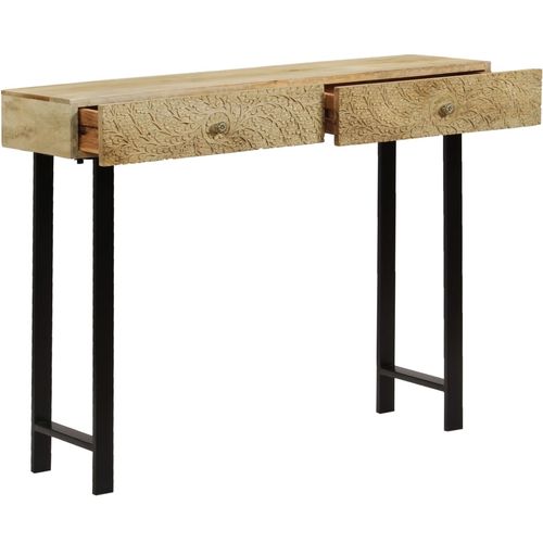 Konzolni stol od masivnog drva manga 102 x 30 x 79 cm slika 21