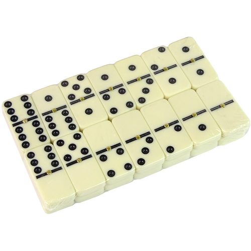 Društvena igra Domino u drvenoj kutiji 28 komada slika 4