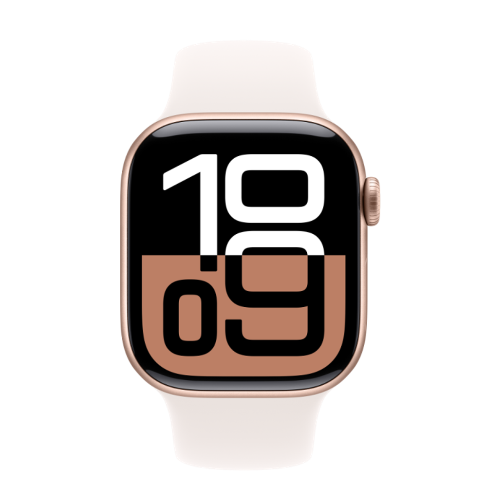 Apple Watch S10 GPS 42mm Rose Gold Alu Kućište s Light Blush Sport Remenom - S/M slika 3