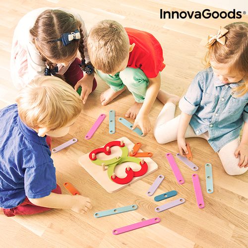 Montessori Drvena Igra za Ispisivanje Brojki i Slova Koogame InnovaGoods 27 Dijelova slika 7