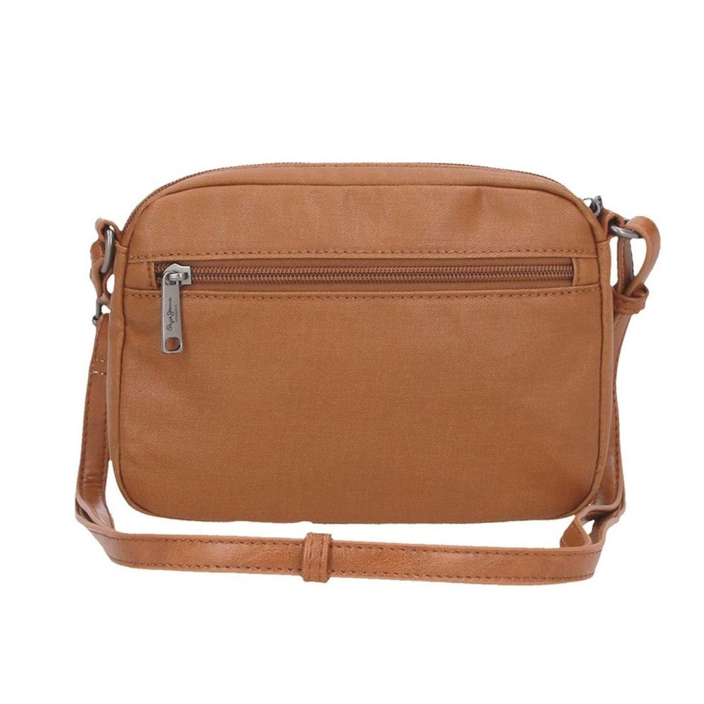 Pepe Jeans torba na rame 21 cm ženska, biker 7155542, braon slika 4