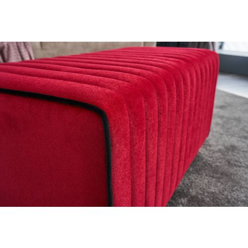 Atelier Del Sofa Tabure, Crvena, Mabel Puf - Red slika 5