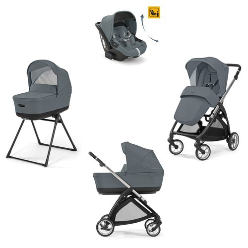 Inglesina ELECTA 4u1 kolica DARWIN RC i-Size UNION GREY slika 1