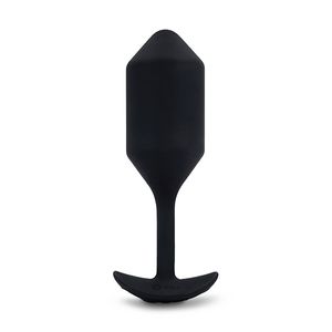 Vibrirajući analni čep B-Vibe - Snug Plug 4 XL, crni