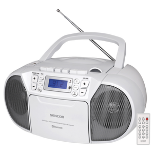 Sencor prijenosni radio SPT 3907 W s Bluetooth, CD, MP3, SD, USB i AUX podrškom