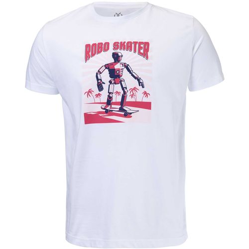 Muška majica Robo Skate T-shirt - BELA slika 1