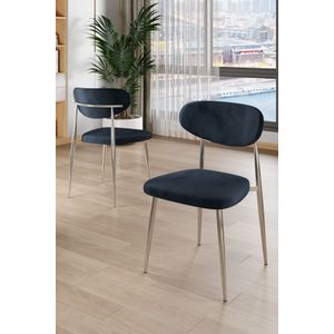 Set Stolica (6 Komada) Vina - Boje: Antracit, Hrom Antracit