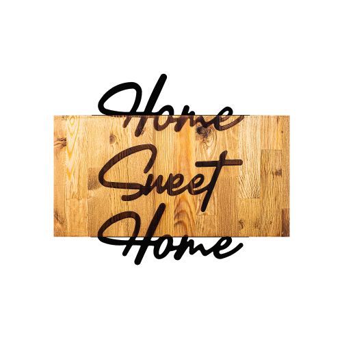 Wallity Drvena zidna dekoracija, Home Sweet Home slika 3