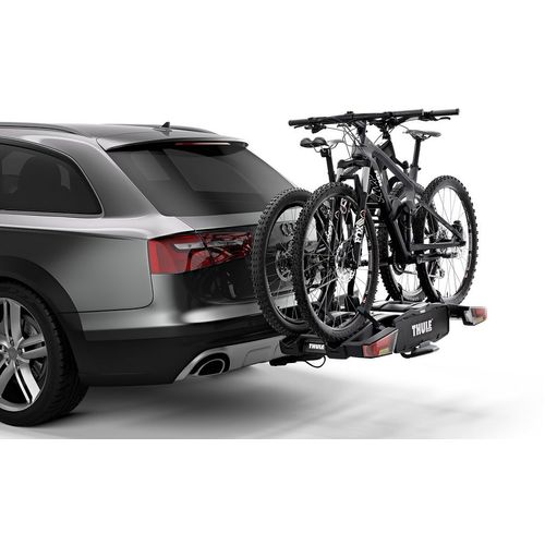 Thule EasyFold XT 2, 933B nosač bicikla na kuku crni za 2 bicikla s torbom slika 17