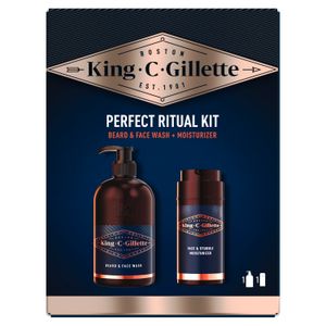 King C. Gillette poklon paket gel za pranje brade i krema