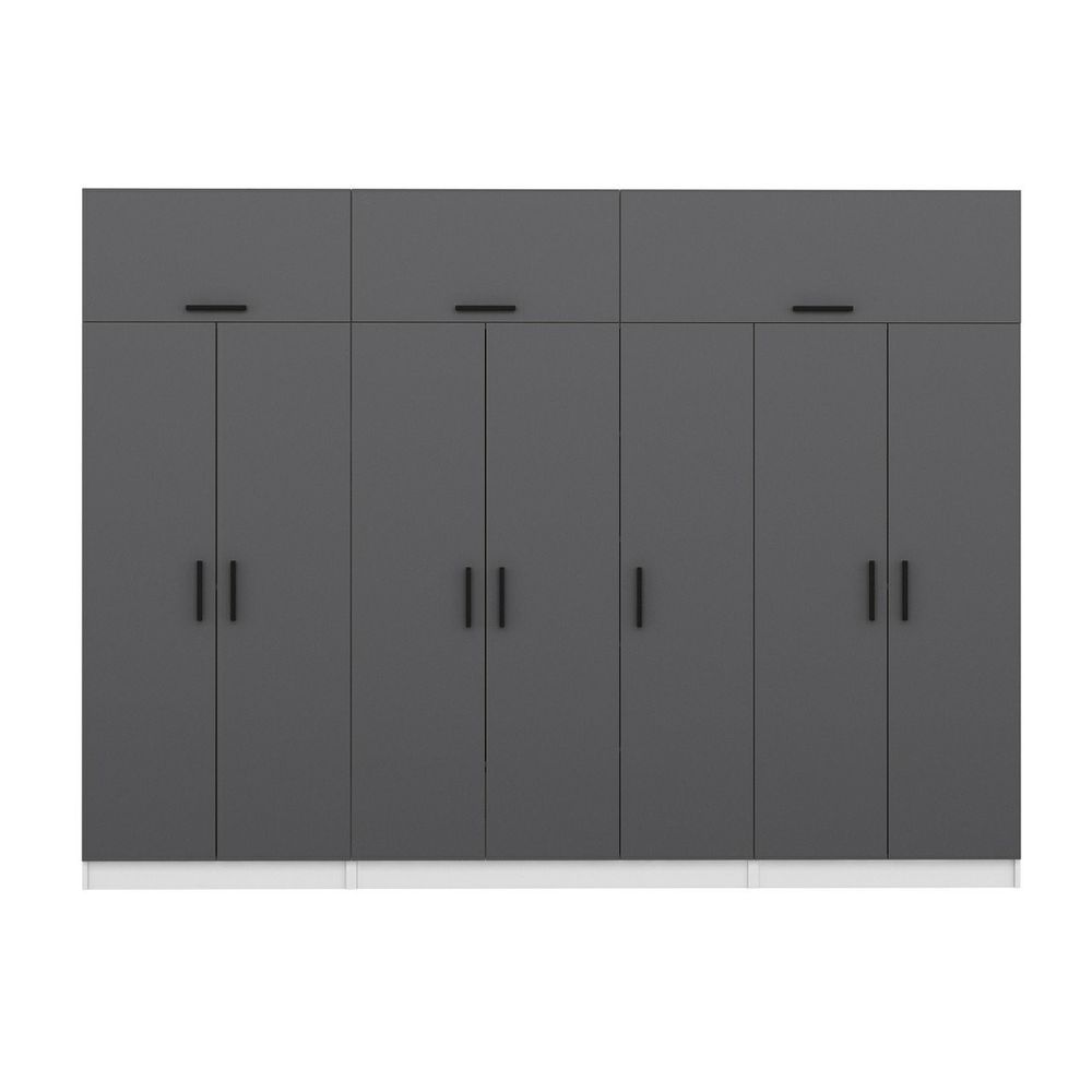 Kale - 5150 Anthracite Bijela Garderoba slika 5