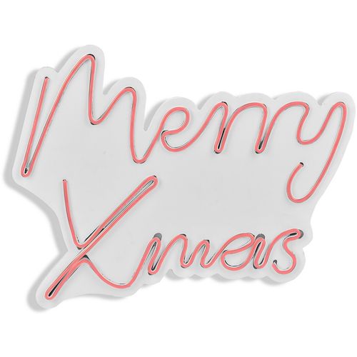 Wallity Ukrasna plastična LED rasvjeta, Merry Christmas - Pink slika 15