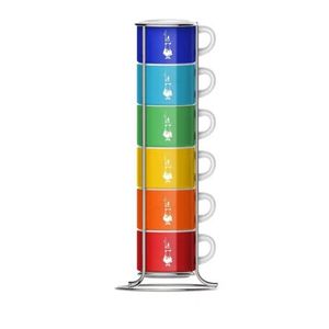 Bialetti Color set od 6 složivih espresso multicolor šolja sa stalkom