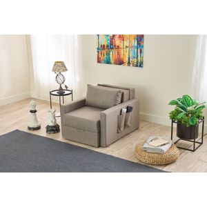 Jednosjed Sofa na Razvlačenje Saros - Braon
