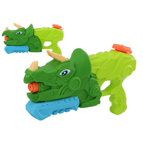 Vodeni pištolj dinosaur triceratops zeleni 1000 ml s dometom 7 m slika 1