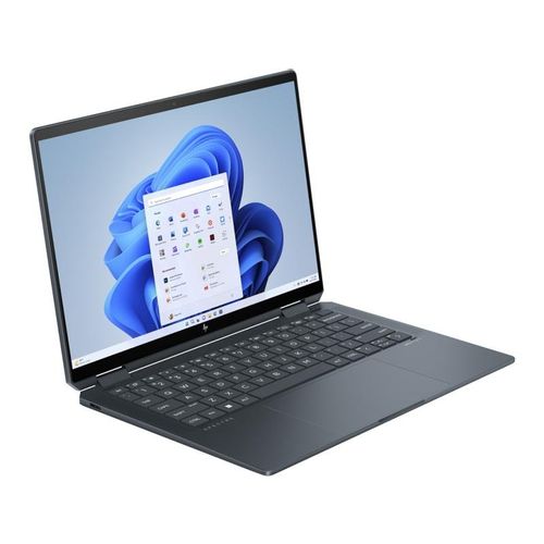 HP consumer A03GNEA HP Spectre x360 Convertible 14-eu0003nn,Intel Core Ultra 5 125H,16GB RAM(onboard),1TB PCIe NVMe TLC M.2 SSD,14" UWVA 2.8K 2880x1800 OLED multitouch,Intel Arc Graphics,Backlit,2 Thunderbolt 4,1 USB-A 3.2,BT 5.3,FP,Win11Home,US,Slate blue,3yw slika 2