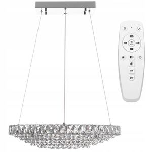 TOOLIGHT Crystal oval LED stropna svjetiljka App775-1CP