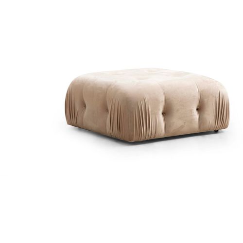 Ugaona Sofa 'Bubble Corner' (L1-O1-1R -Puf) - Krema Boja slika 8