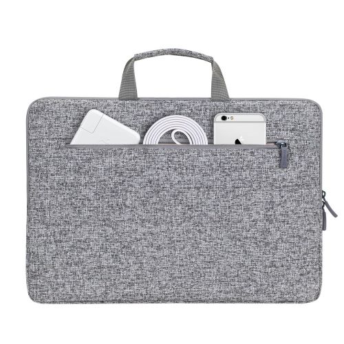 Torba RivaCase 15.6" Anvik 7915 Light Grey laptop sleeve with handles slika 4