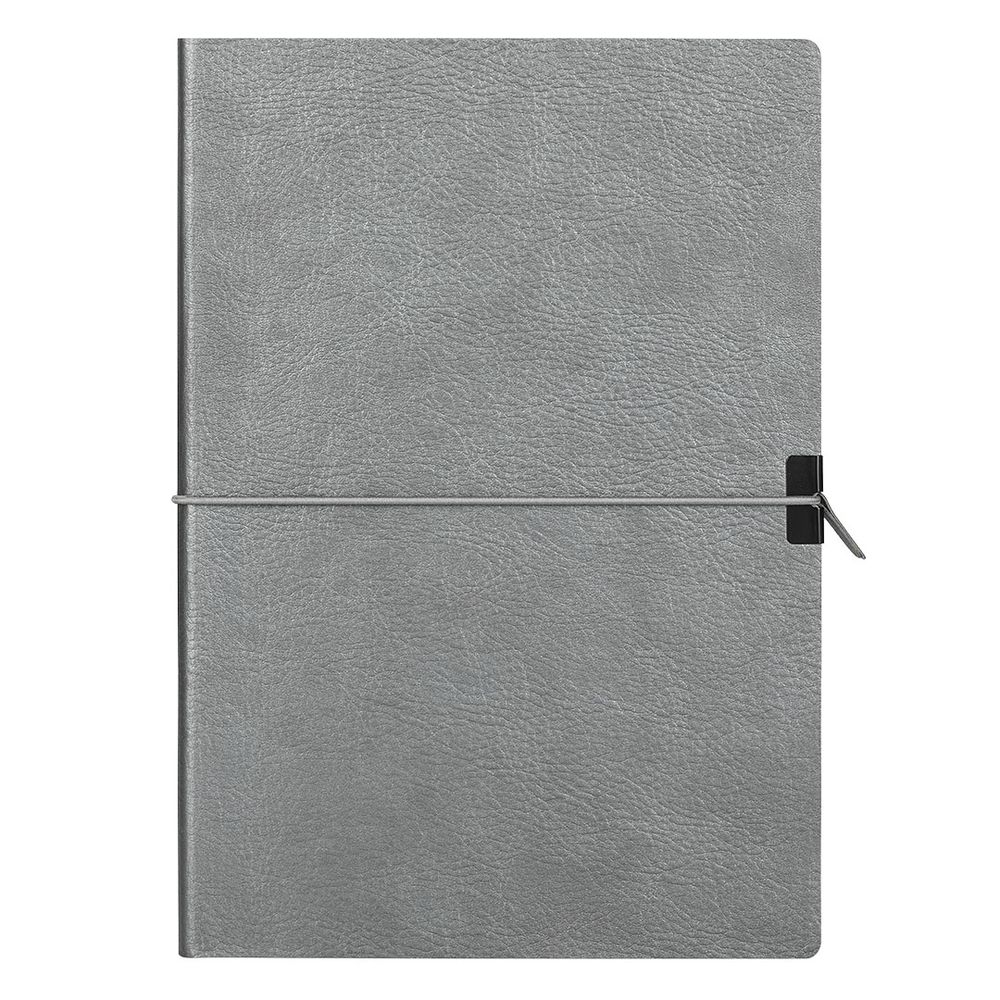 BASEL,notes sa fleksibilnom koricom A5,silver slika 1