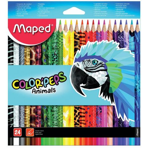 Bojice drvene Maped Color'Peps Animals trobridne 24/1 MAP832224 slika 2