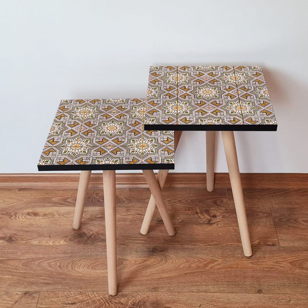 Nesting stolovi 2Shp33 - (2 komada) - boje: višebojni slika 1