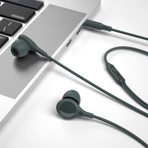 XO žičane slušalice EP46 mini jack sa poništavanjem buke zelene slika 2