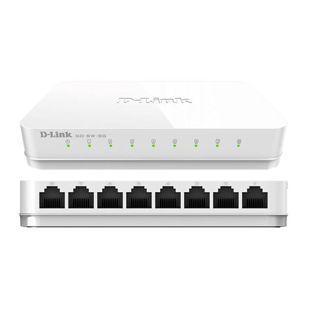 D-Link switch neupravljivi, GO-SW-8G/E slika 1