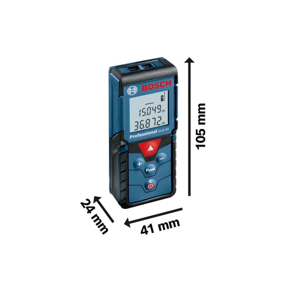 BOSCH Laserski daljinomjer GLM 40 Professional slika 3