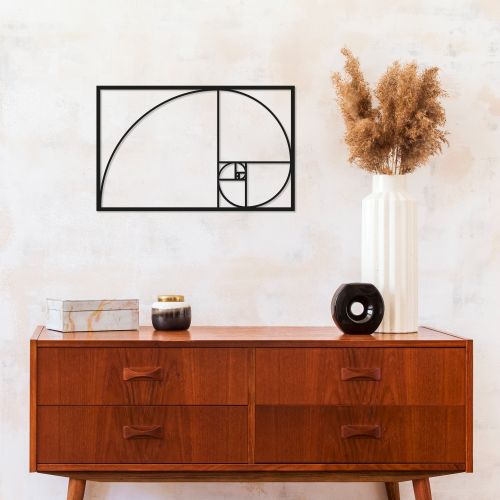 Wallity Metalna zidna dekoracija, Golden Ratio slika 2