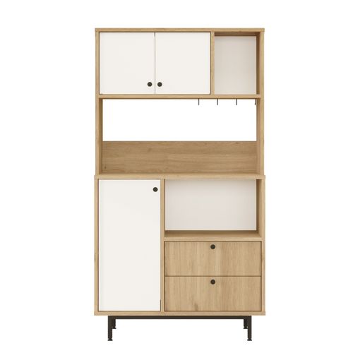 RE3-SW OakWhite Multi Purpose Cabinet slika 4