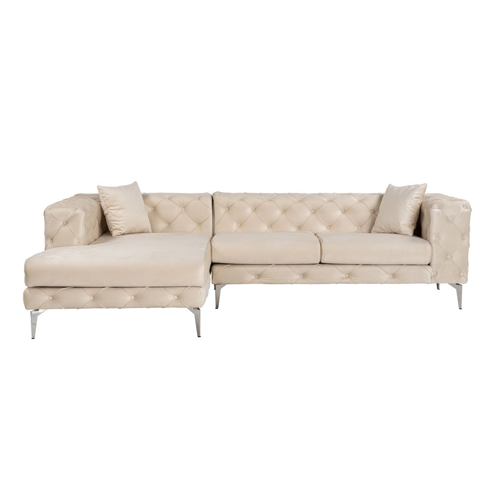 Como Eco Left - Bež Ugaona Sofa slika 2