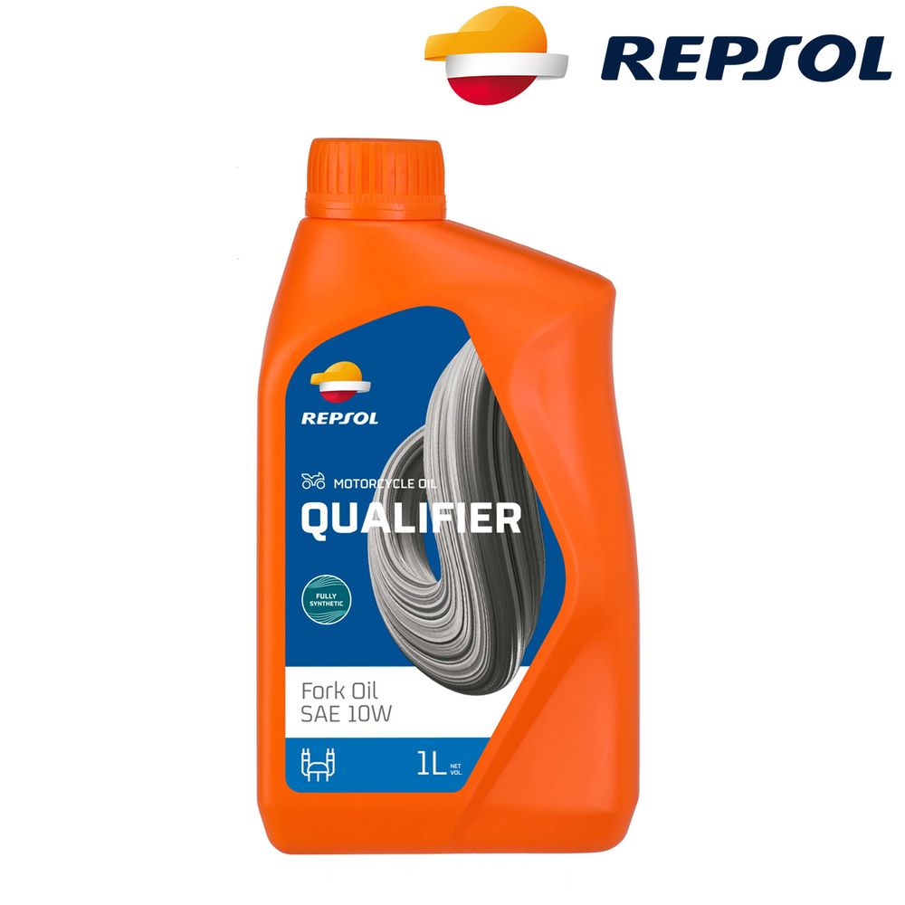 Hidraulično ulje za viljuške i amortizere za motore Repsol Qualifier Fork Oil SAE 10W 1l RPP9000BHC slika 1