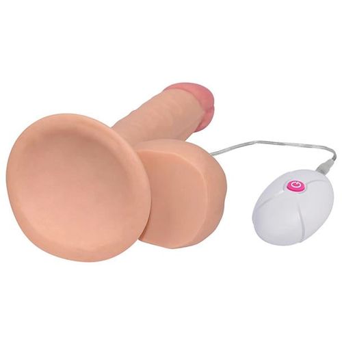 Lovetoy Ultra Soft Dude vibrator 7,5" 19cm x 4,5cm slika 6