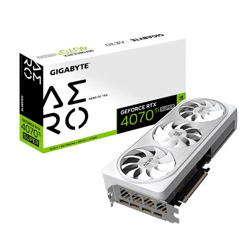 GIGABYTE nVidia GeForce RTX 4070 Ti SUPER AERO OC 16GB GV-N407TSAERO OC-16GD grafička karta slika 1