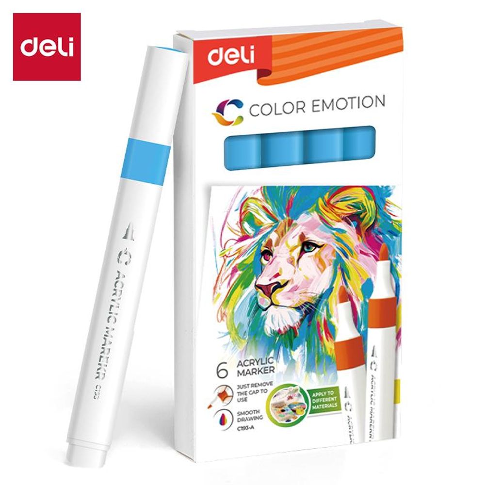AKRILNI MARKER DELI NEBO PLAVI COLOR EMOTION EC193A-Sky Blue 29 slika 1
