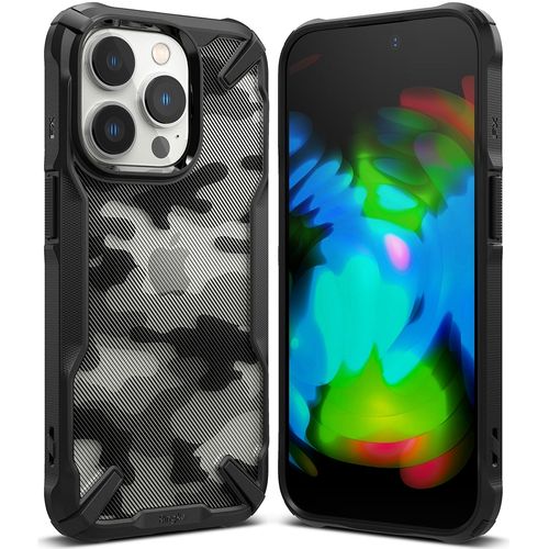 Ringke - Fusion X Design - iPhone 14 Pro - Camo Black slika 3