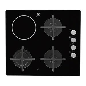 Electrolux EGE6182NOK Ugradna kombinovana plinska/staklokeramička ploča