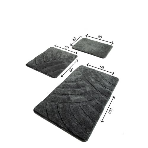 Alya - Fume Fume Acrylic Bathmat Set (3 Pieces) slika 3