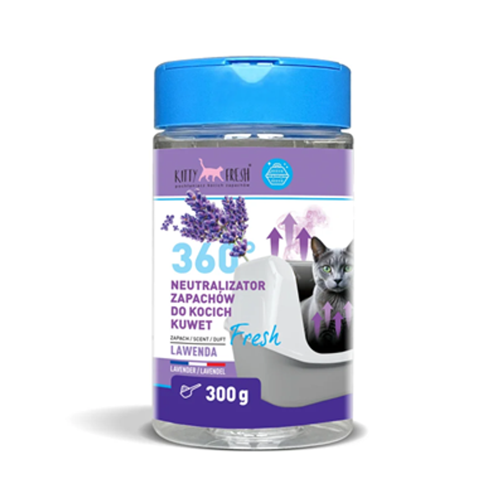 Neutralizator mirisa za mačji pijesak, Kitty Fresh Lavanda 300g slika 1