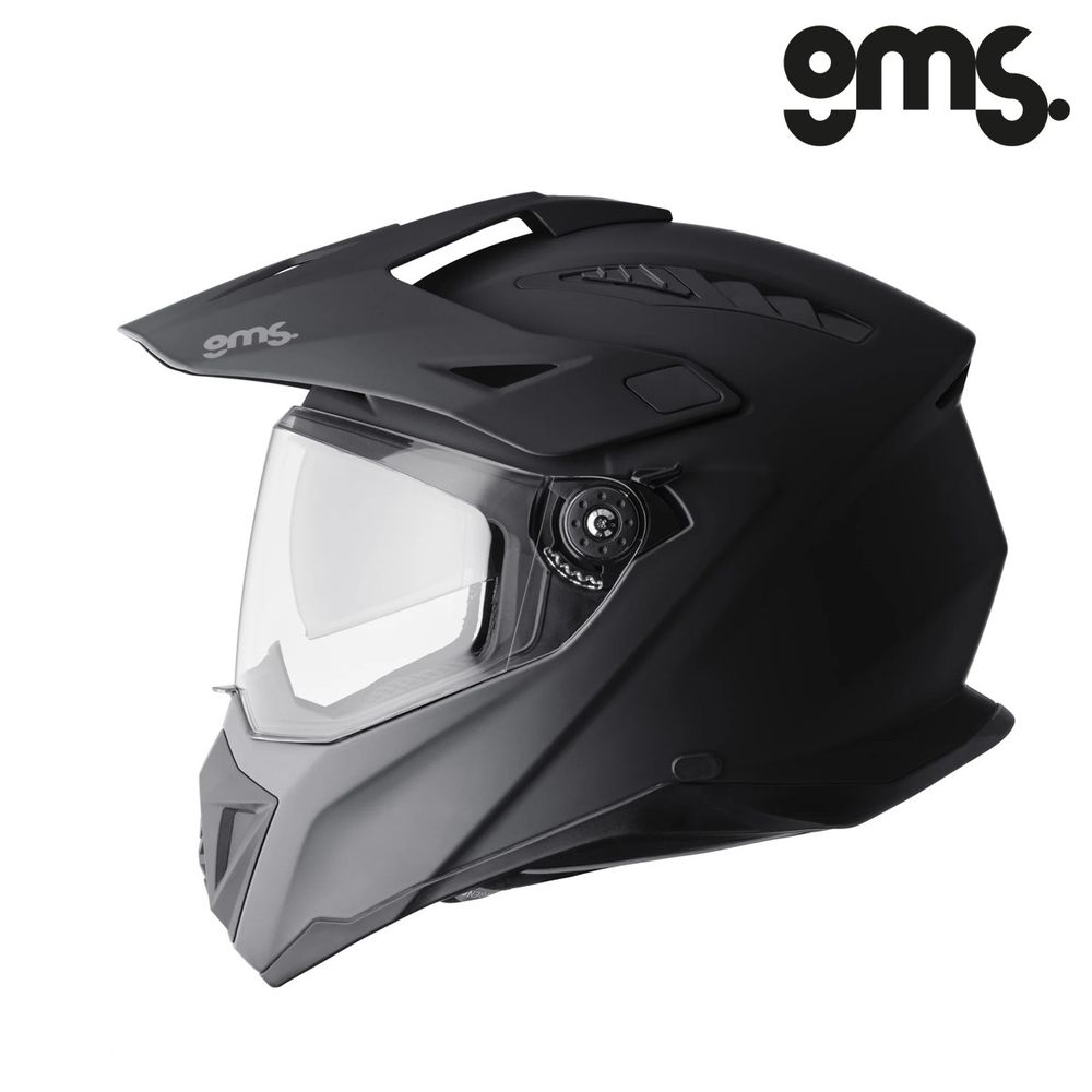 Zatvorena - full face kaciga GMS Adventus - Mat crna vel.2XL slika 3