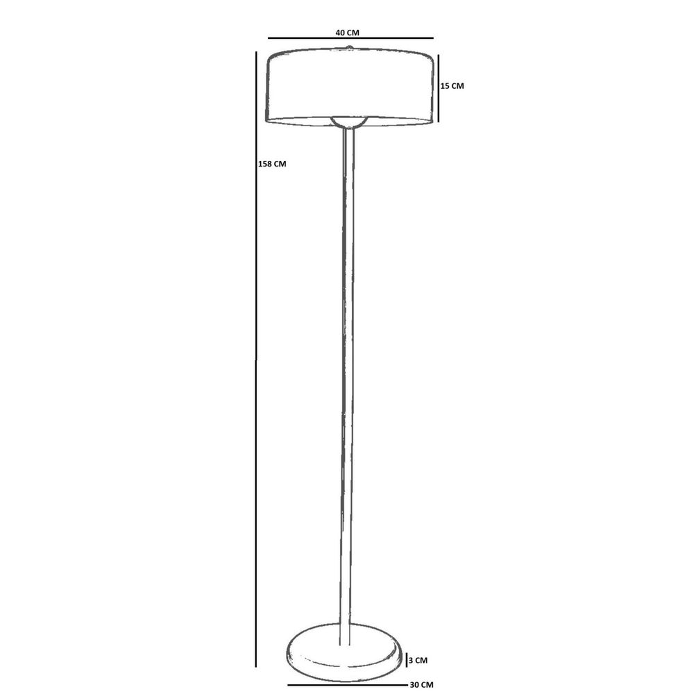 Opviq Podna lampa 688, crvena slika 4