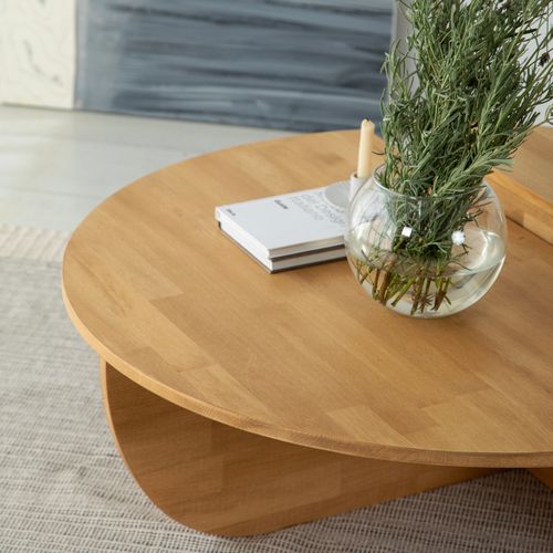 Neptune - Oak Oak Coffee Table Set slika 5