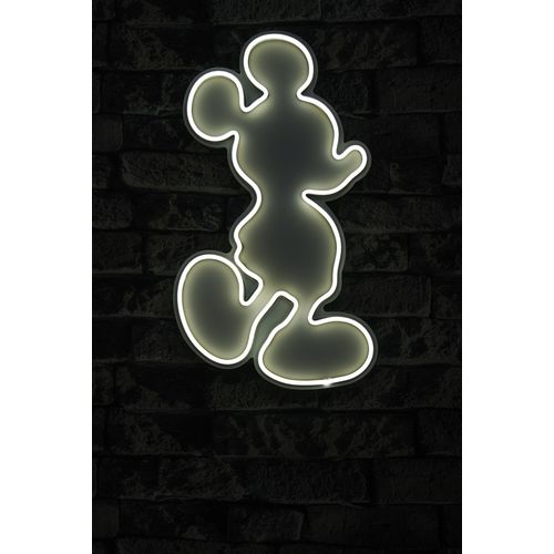 Wallity Ukrasna plastična LED rasvjeta, Mickey Mouse - White slika 10