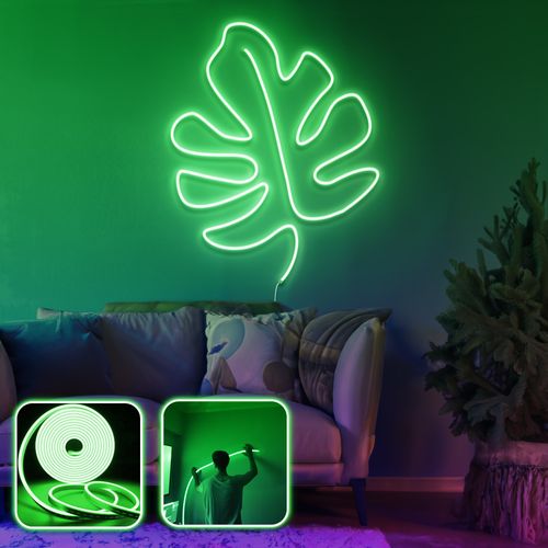 Opviq dekorativna zidna led svjetiljka, Leaf - Large - Green slika 2