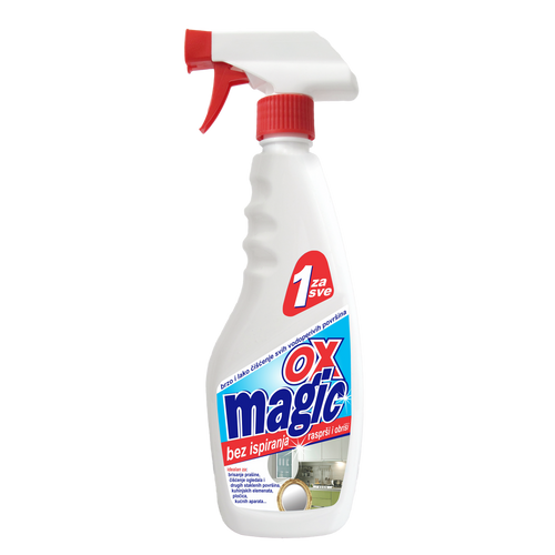 OX magic sredstvo za čišćenje bez ispiranja sa raspršivačem 0.5 l slika 1