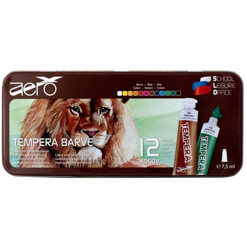 Aero Tempera 7,5 ml tubice, 12 kom u limenoj kutiji - Design Lav 9201-2012 slika 2