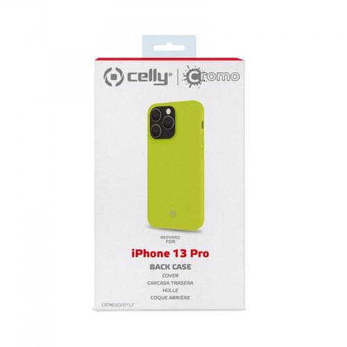 CELLY Futrola CROMO za iPhone 13 PRO u FLUORESCENTNO ŽUTOJ boji slika 3